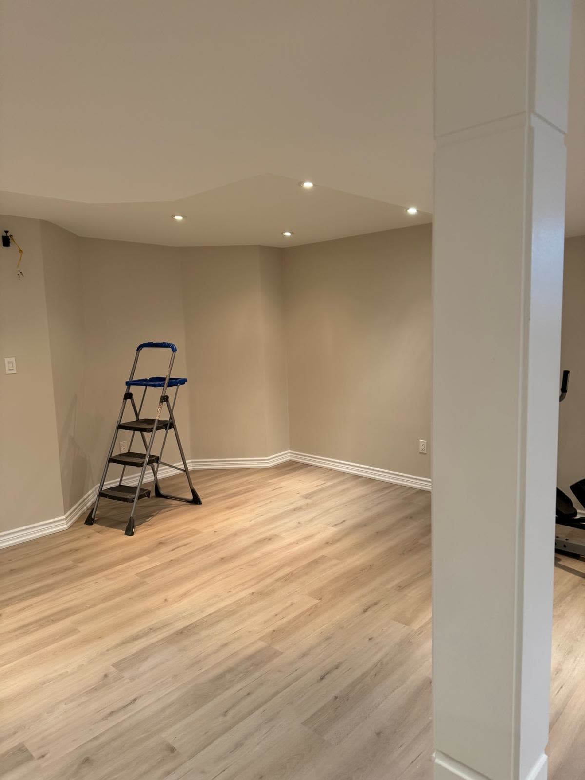 Basement Painting Project in Aurora - finished 1