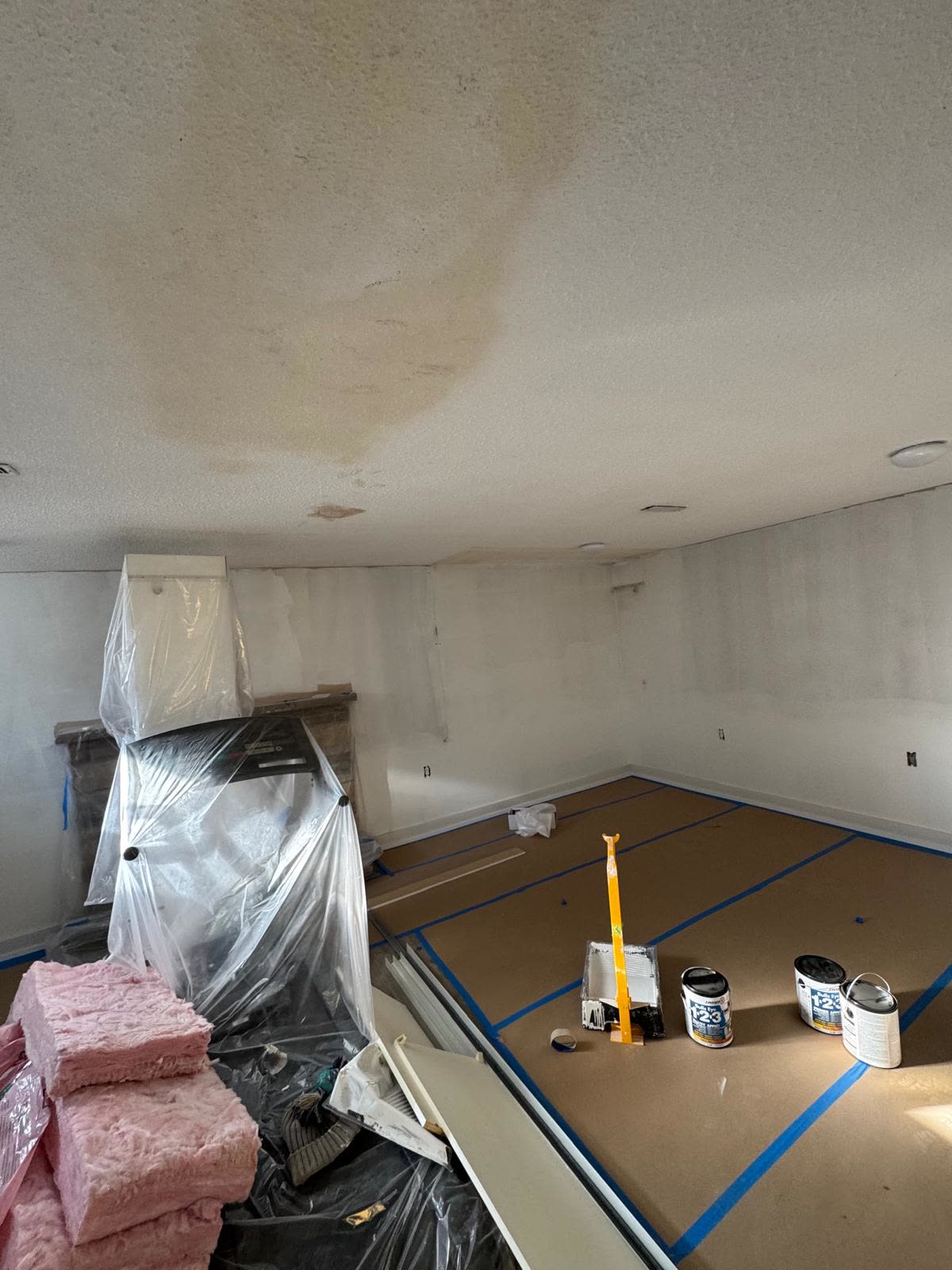 Basement Suite Repaint in North York - before
