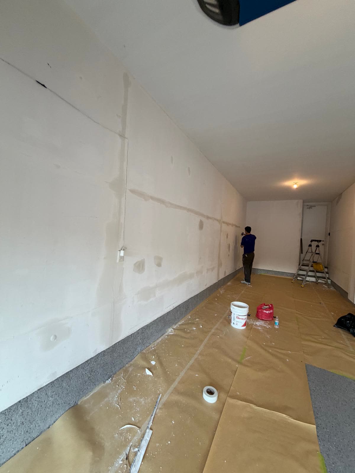Drywall Painting work in progress