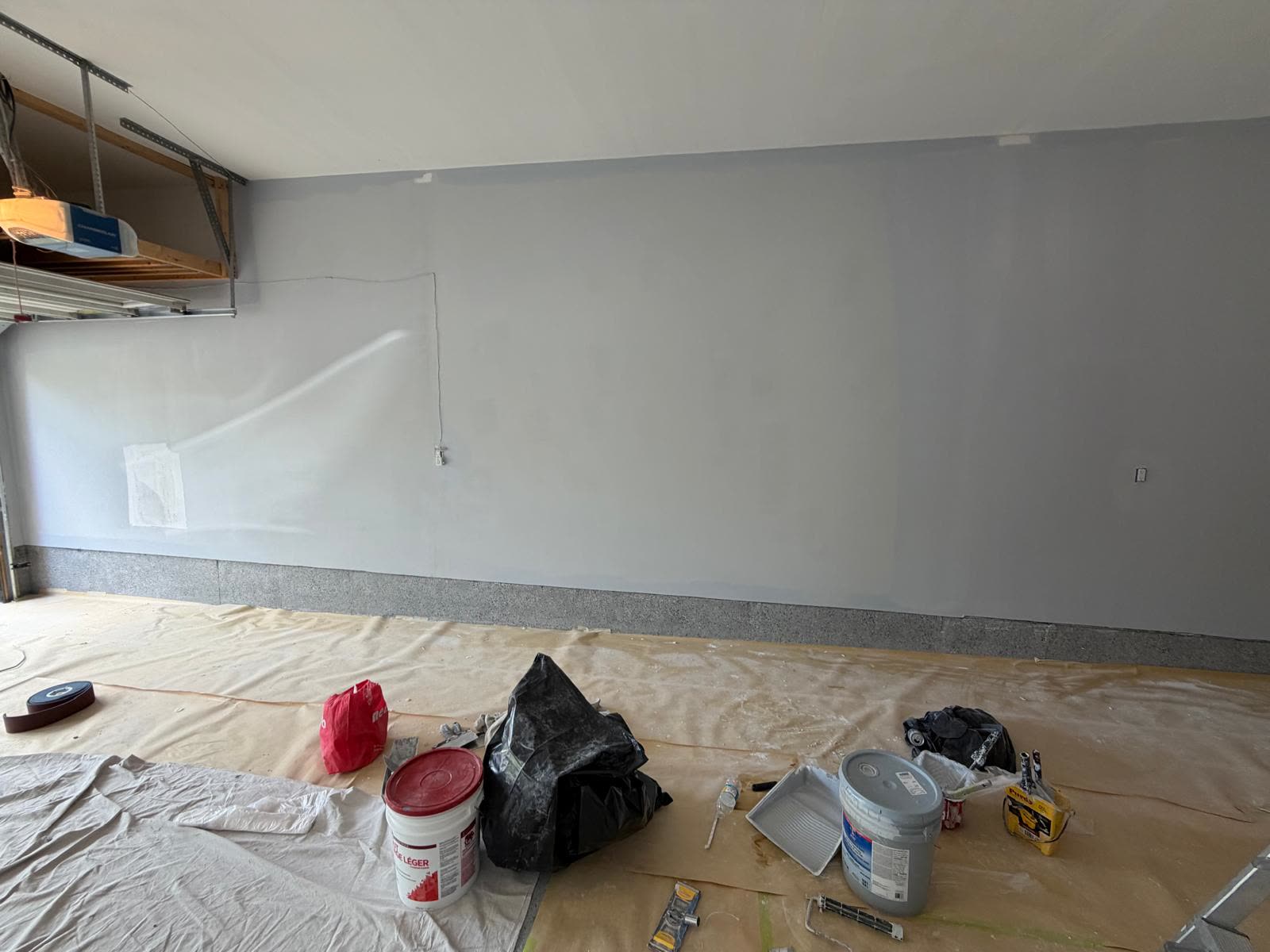 Plaster Repair work in progress