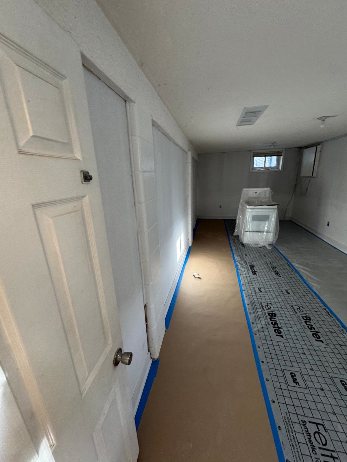Water Damage Repair work in progress