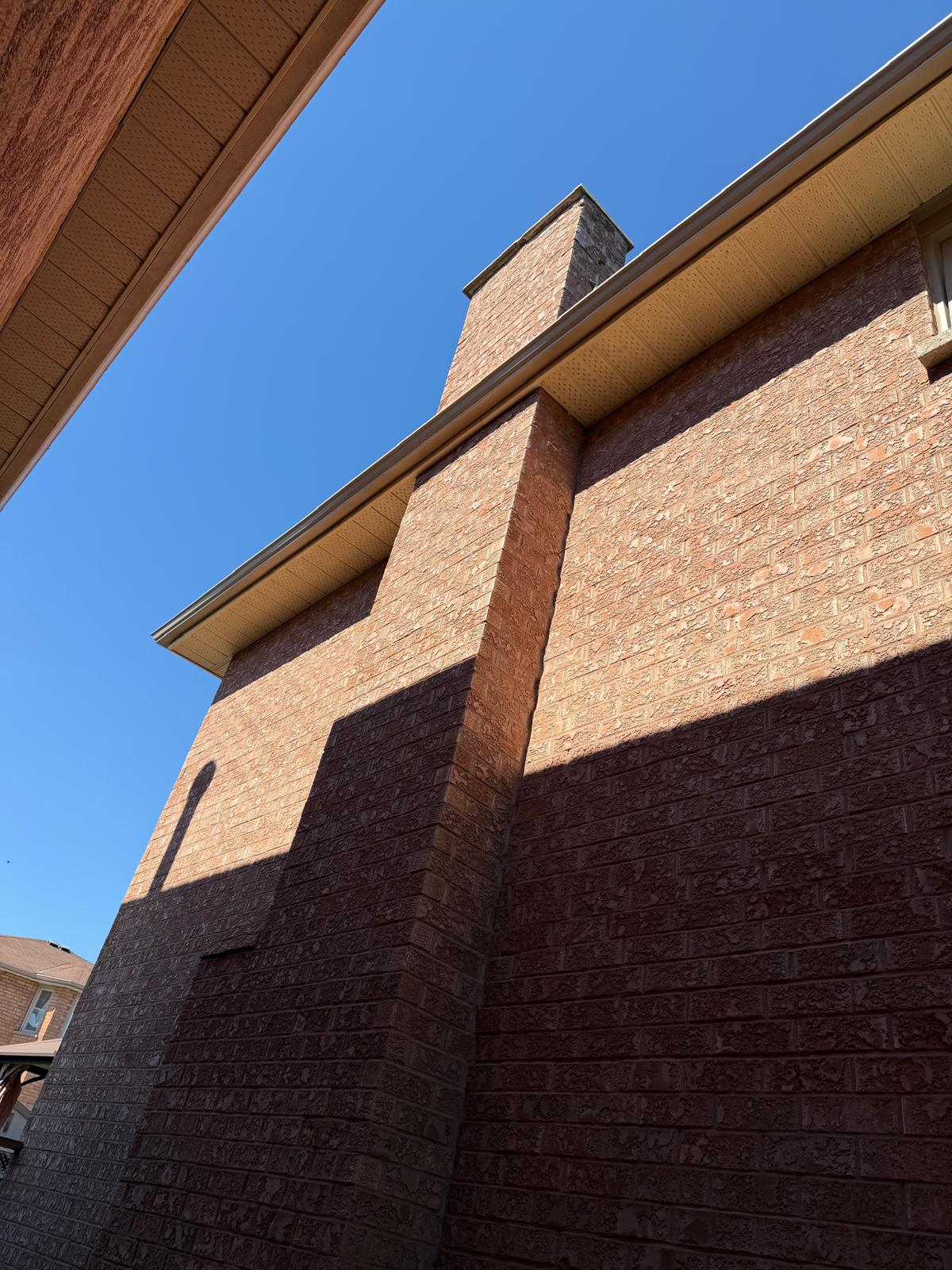 Finished roof painting project